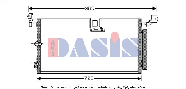 AKS DASIS Kondensators, Gaisa kond. sistēma 212048N